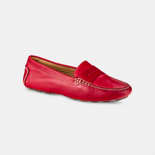 Mocassim Feminino Cereja